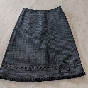 Cynthia Cynthia Steffe black A-line skirt